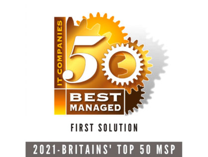First Solution wins Britain's Best Managed IT Companies 2021 Award